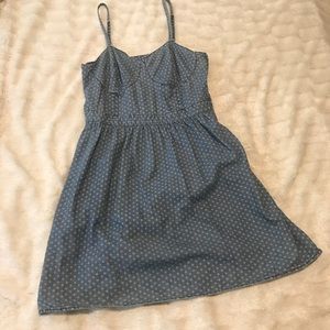 Denim jumper/mini dress M